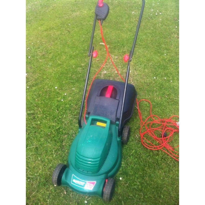 LEVEL & QUALCAST ELECTRIC MOWER WITH BOX & WELDED MESH 16G 10 METERS