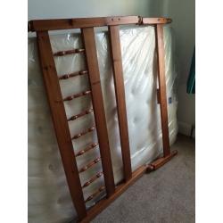 Pine double bed - FREE