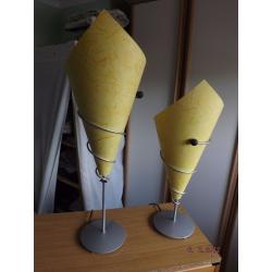 A PAIR OF 70S RETRO TABLE LAMPS