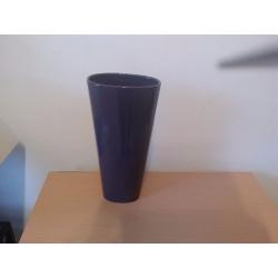 Purple floor vase