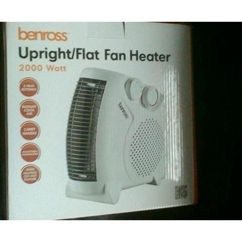 Brand new electric fan heater