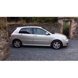 Toyota Corolla 1.4 t3 vvti Mot until August 2017