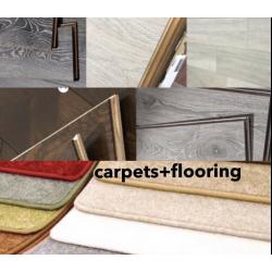 Carpets + Laminate flooring + safety flooring